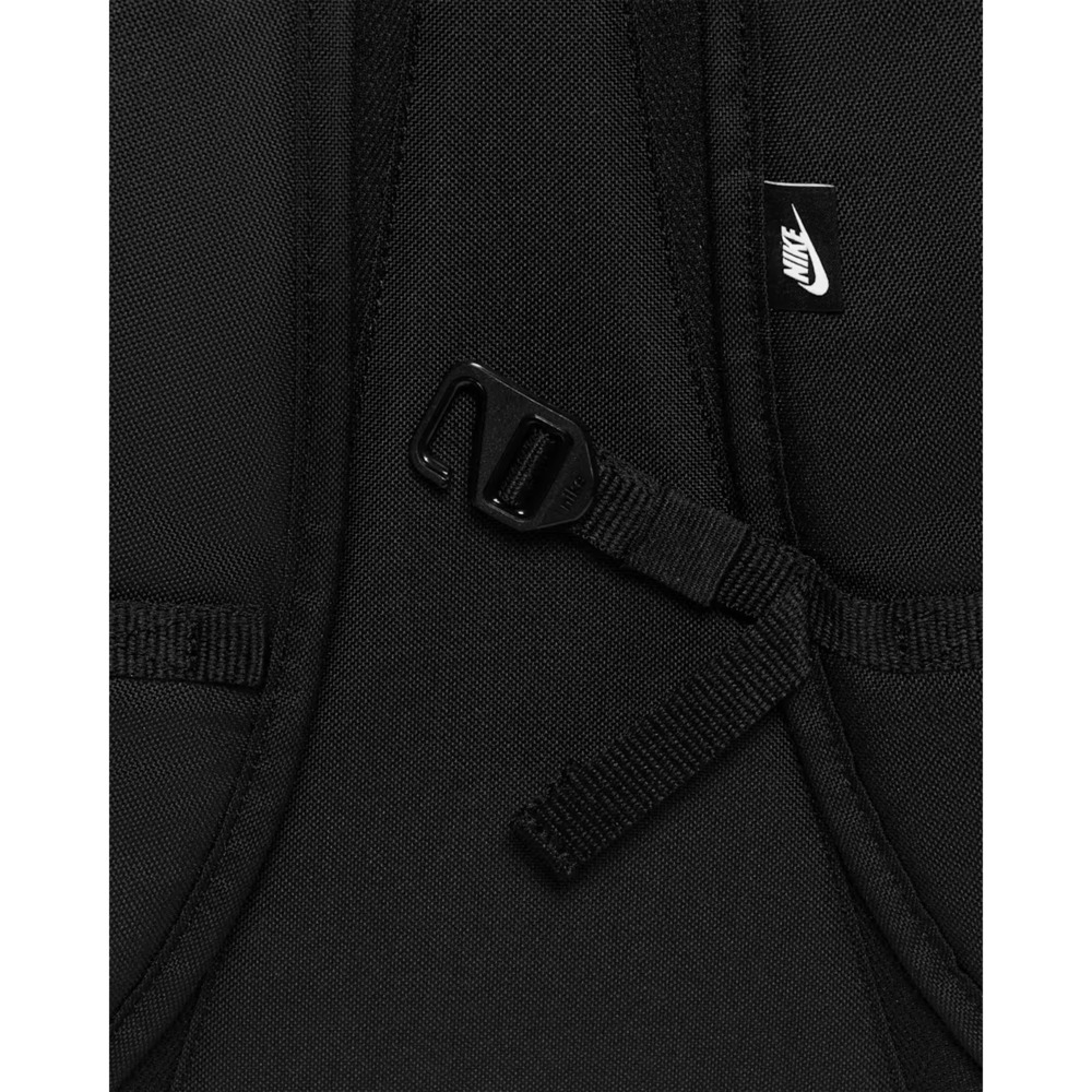 Nike Hayward 26L Backpack Black White Laptop Bag Bungee DV1296-010 NEW - Picture 11 of 14
